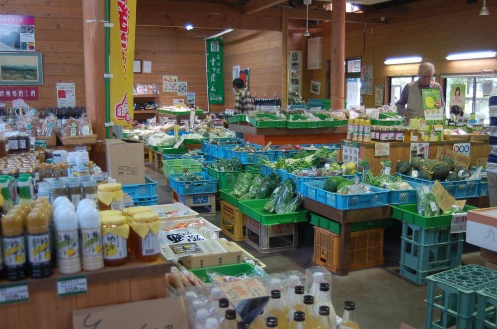 直売所内観